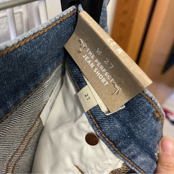 Madewell The Perfect Jean Short - Size 27 in Ellacott Wash - Picture 4 of 7